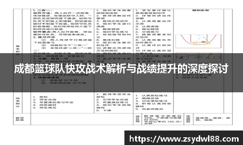 成都篮球队快攻战术解析与战绩提升的深度探讨